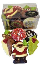 Vensterdoosje kerstchocolade