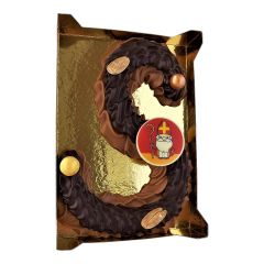 Duo chocoladeletter melk/puur
