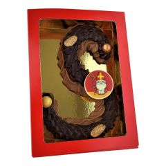 Duo chocoladeletter melk/puur