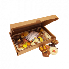 Brievenbus geschikt royaal schaaltje paaschocolade