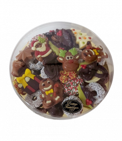 Kerstmix in transparante koker