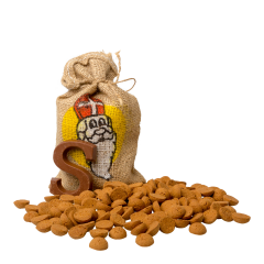 Jute zakje.
