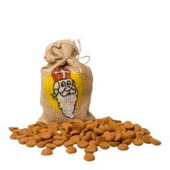 Jute zakje met pepernoten