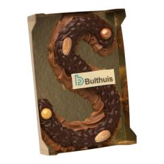 Logo dubbel gespoten chocoladeletter (M/P)