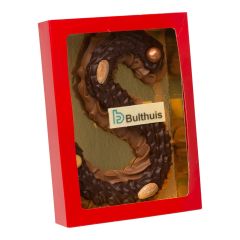 Logo chocoladeletter dubbel gespoten m/p