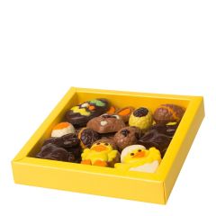 Vensterdoos met paaschocolade