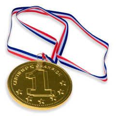 Chocolade medaille