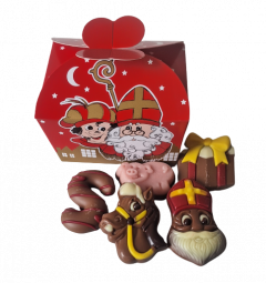Sint en Piet doosje chocolade