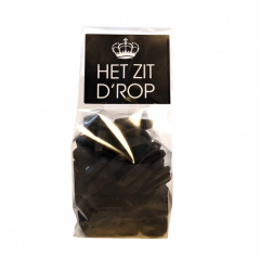 Zakje drop Het zit d'rop
