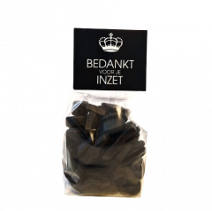 Zakje drop Bedankt voor je inzet
