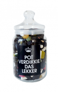 Droppot " pot verdikkie das lekker"