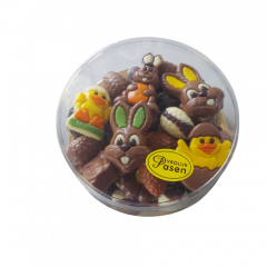Paas chocolade in vensterdoos