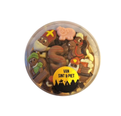 Sint chocolade in vensterdoosje