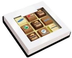 Logo bonbons 9 stuks