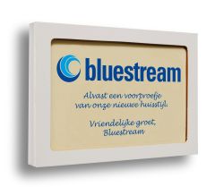 Chocolade tablet met logo