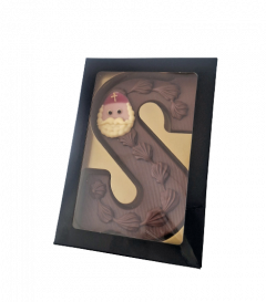 Luxe Decor Letter met Sint figuurtje