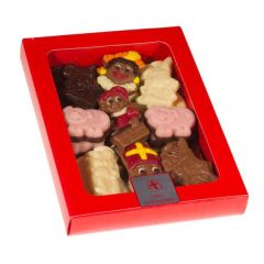 Sint chocolade in vensterdoos